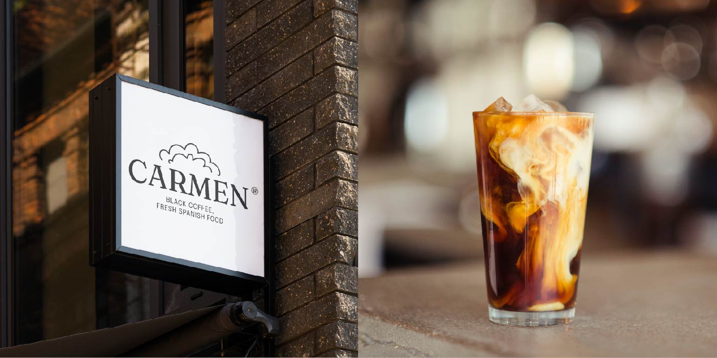 cartello carmen + caffè